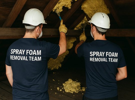 Loft Spray Foam Removal Guildford Loft Spray Foam Removal in Guildford Technician